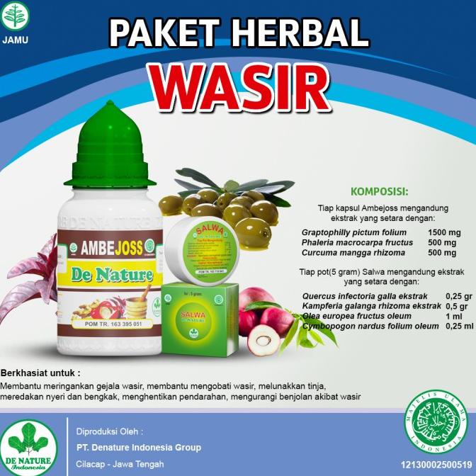 

Sale Obat Wasir Herbal Ambejoss + Salep Salwa /OBAT HERBAL ASAM URAT/OBAT HERBAL PELANGSING/OBAT HERBAL KOLESTEROL/OBAT HERBAL DIABETES