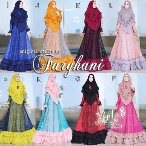 Gamis NAILA 8 Original by FARGHANI