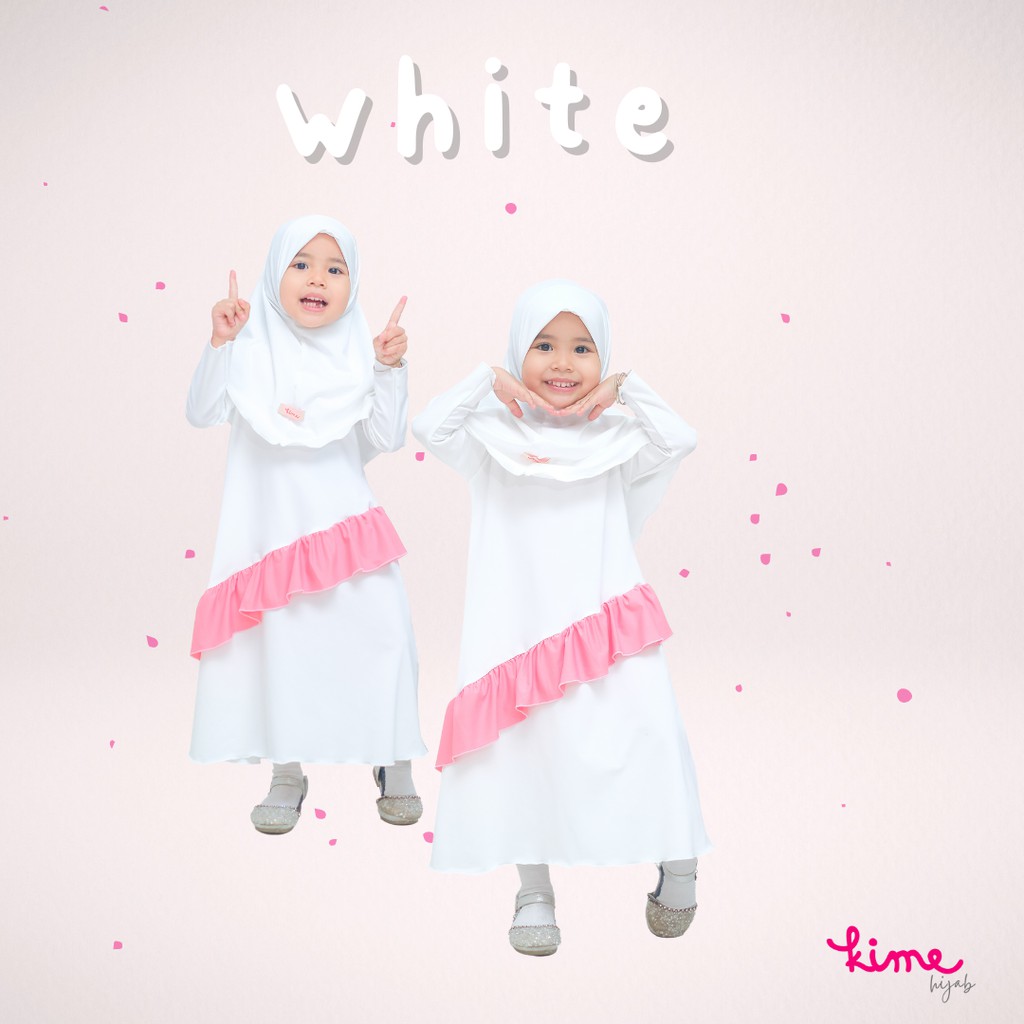 Kimehijab Gamis anak perempuan Syari KHADIJAH ( gamis + hijab )