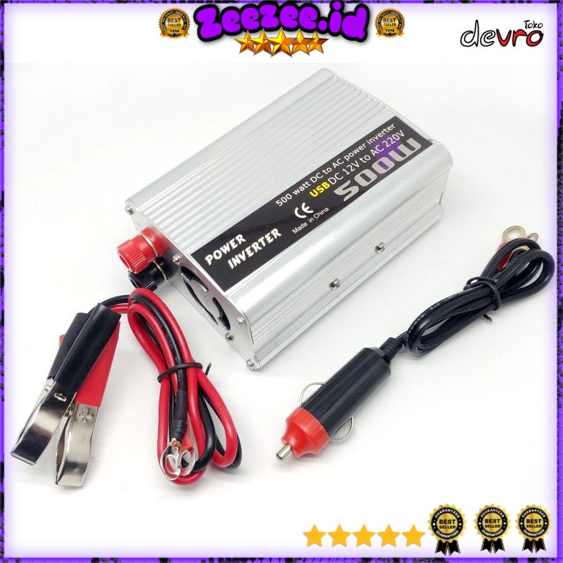 Car Power Inverter DC 12V to AC 220V 500W - DOXIN