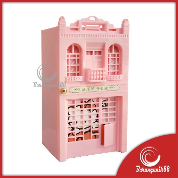 MUSIK-KOTAK- KOTAK MUSIK MODEL LEMARI HELLO KITTY PINK MUSIC BOX -KOTAK-MUSIK.