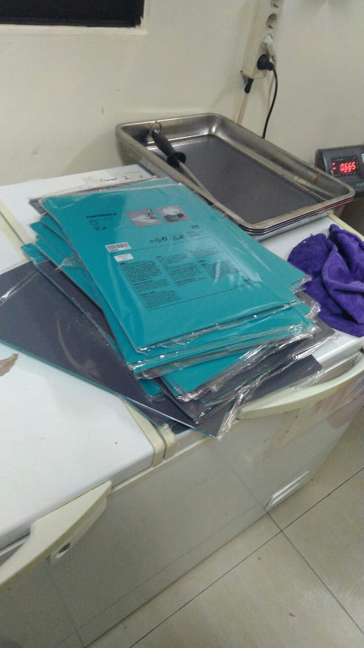 Talenan Berbahan Plastik Lentur Serbaguna Isi 2, Uk 28x36cm Abu/toska Fi464