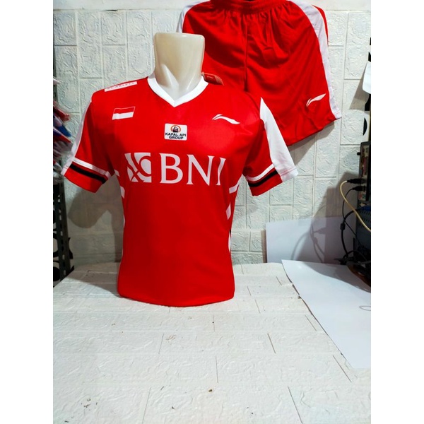 BAJU BADMINTON DEWASA/ SETELAN BADMINTON L159 JERSEY BULUTANGKIS