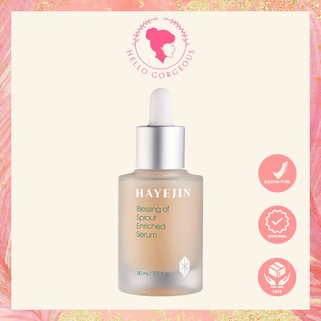 HAYEJIN Blessing of Sprout Enriched Serum Wajah Korea Skincare Wanita Unisex (30ml) - Anti Aging Pen