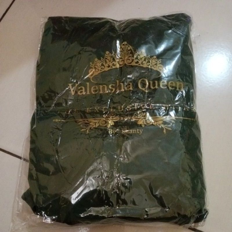 KHIMAR JERSEY JUMBO V KHIMAR SYARI SIZE L VALENSHAQUEEN VALENSHA QUEEN GROSIRJILBAB-Army