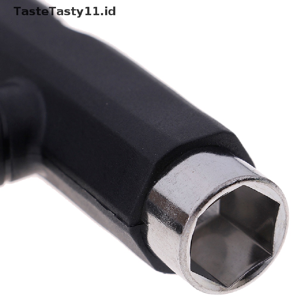 Kunci Pas Multifungsi Bentuk T Untuk Reparasi Skateboard / Roller Skate