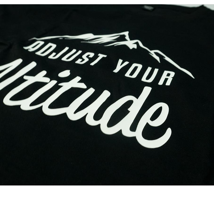 ☎ Kaos distro pria oversize jumbo xxl baju cowok dewasa pendaki gunung adventure adjust your altitud