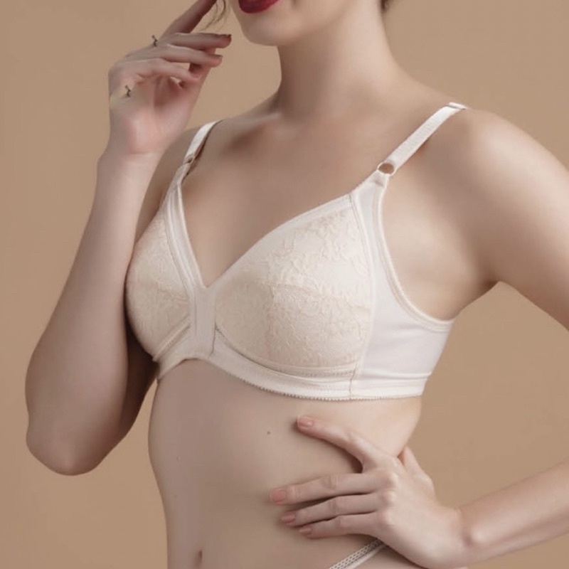 Luludi By Wacoal basic Collection bra No Wire Lace Cup LB 4054