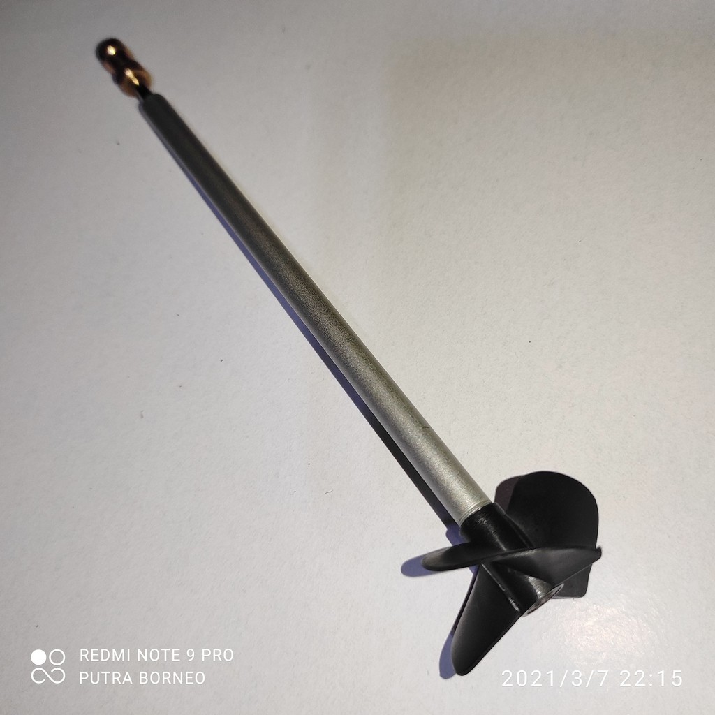 2x RC Boot Antriebswelle – Metall, 3 Mm Schwarz, Für Modellboote, Einfach Zu Installieren