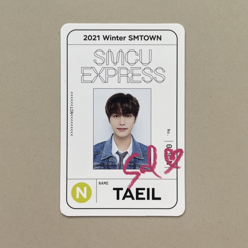 Photocard PC SMCU Express Taeil NCT 127