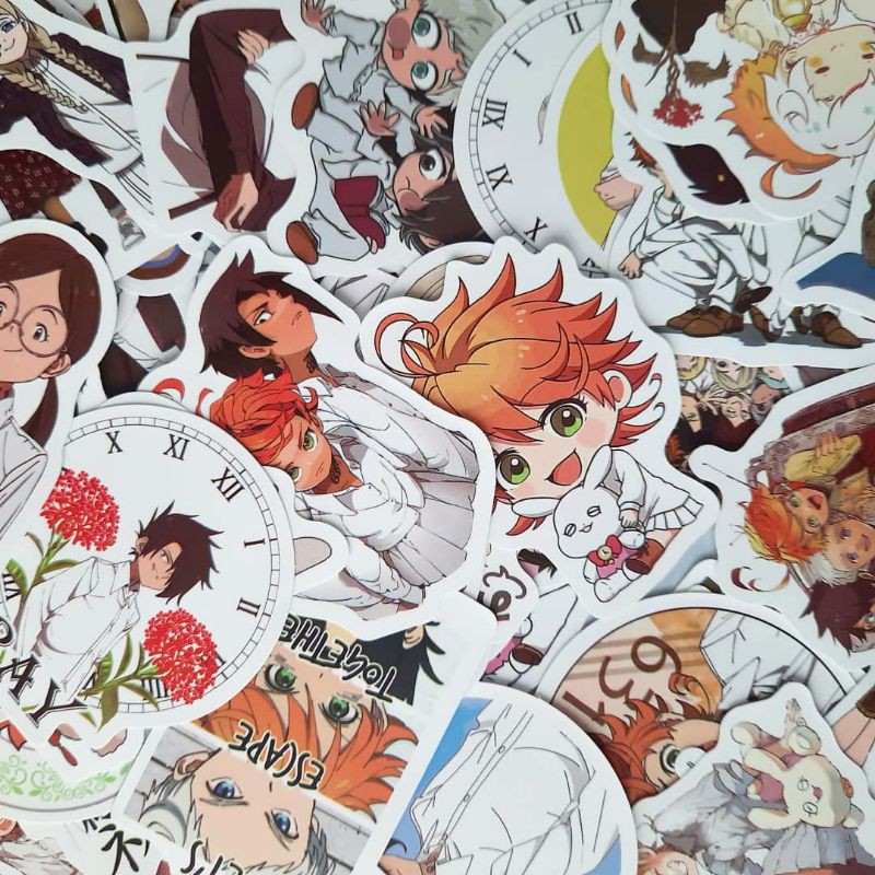 

Sticker / Stiker Anime Yakusoku no Neverland, The Promised Neverland Waterproof Murah