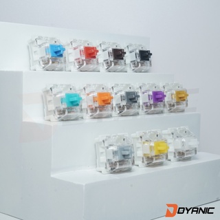 OUTEMU Mechanical Switch SMD RGB - BLUE, RED, BROWN, BLACK, TEAL & PURPLE