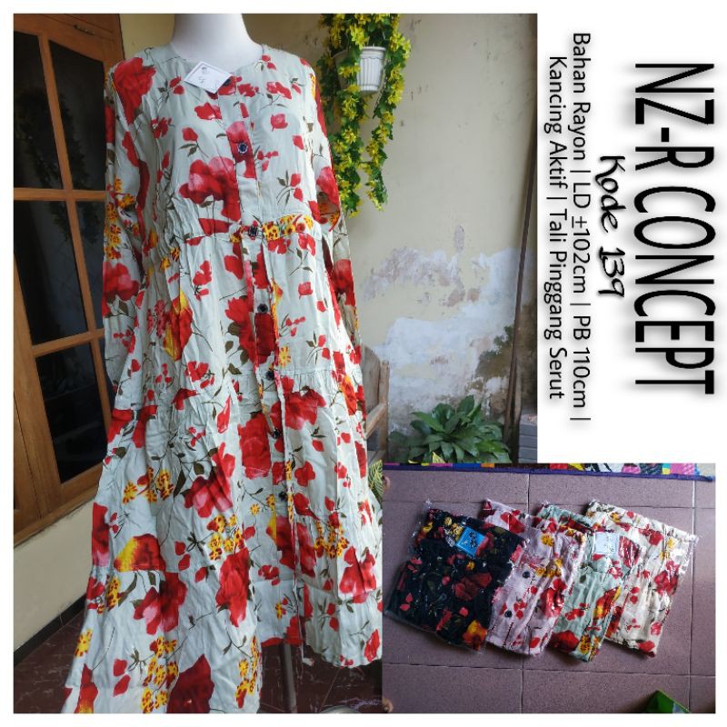 TUNIK RAYON SANTUNG WANITA MURAH