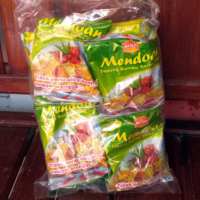 

Tepung Mendoan Alida ASLI Purwokerto Bumbu Serba Guna 1 Pack Isi 12