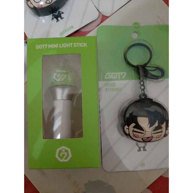 [Booked] GOT7 JB Mini Lightstick & Voice Keyring