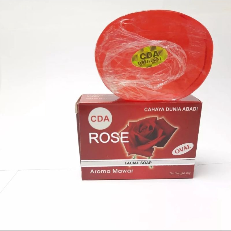 SABUN WAJAH CDA ROSE OVAL-40gr