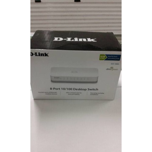 HUB swith D-Link 8 port 10 / 100 / 1000 D link 8 port gigabit DGS 1008A