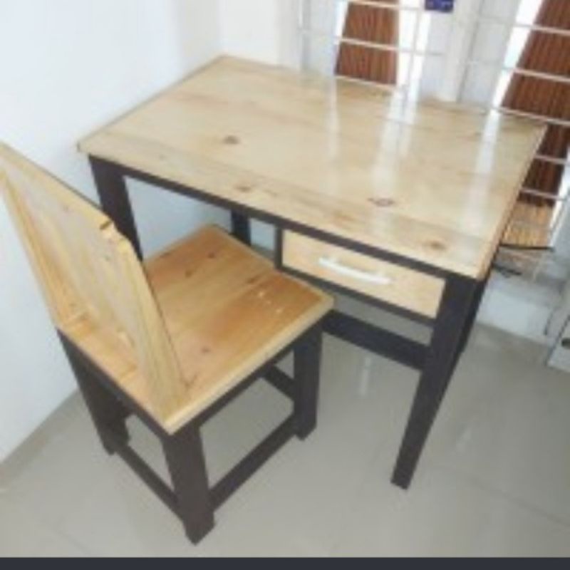 meja belajar meja kerja kayu jati belanda
