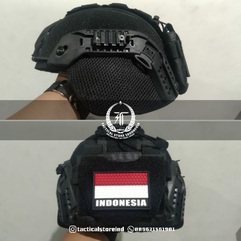 Helm Tactical Anti Peluru - Helm Balistic Level 3A - Kuping Panjang