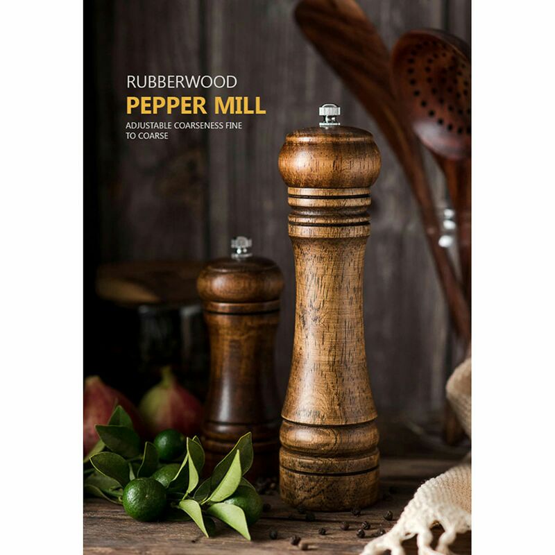 Penggiling Biji Lada Manual Spice Pepper Mill Grinder 5 Inch Gp305 Brown