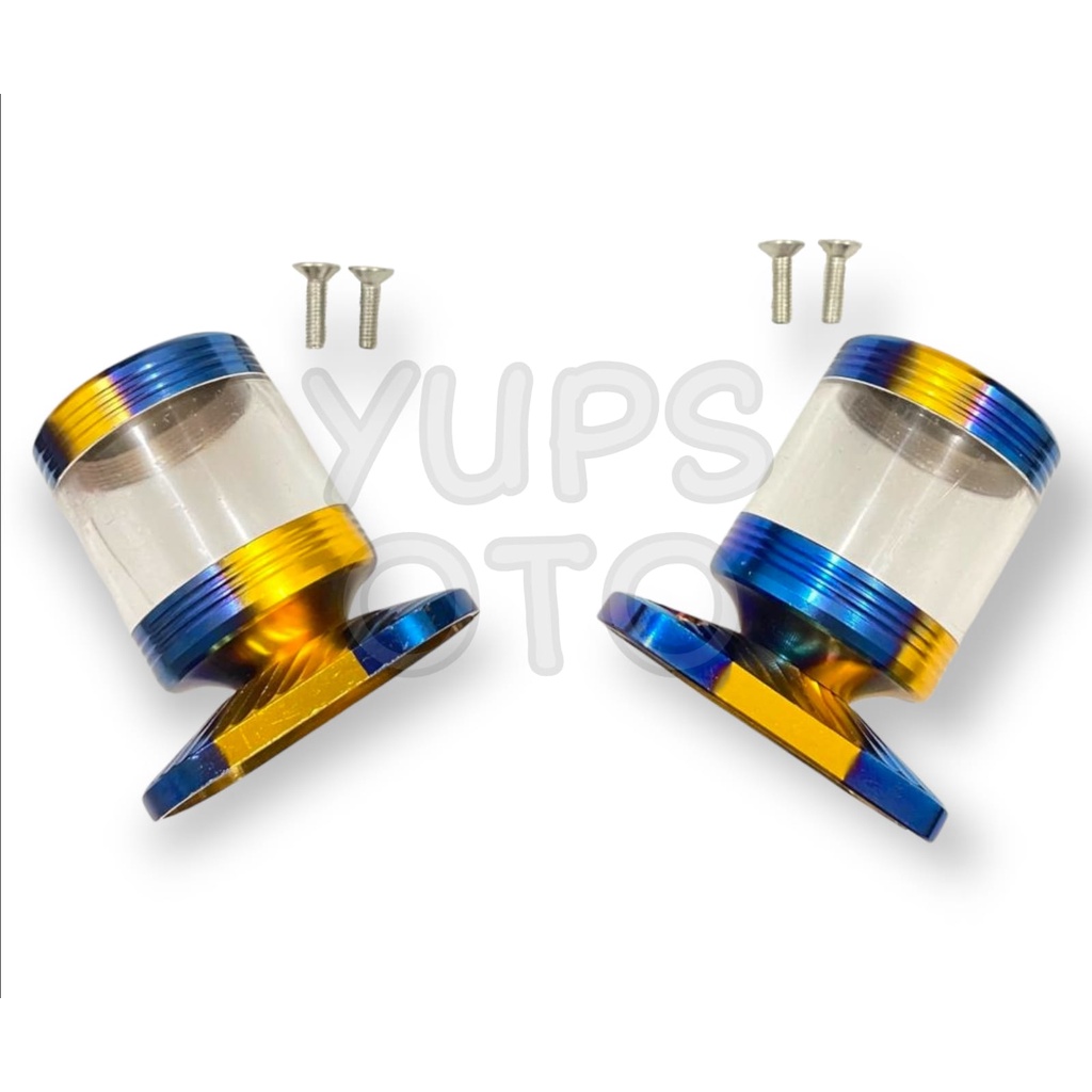 TUTUP STEMPEL TRANSPARAN TWOTONE 2TONE HONDA VARIO BEAT SCOOPY DLL YAMAHA MIO VEGA DLL