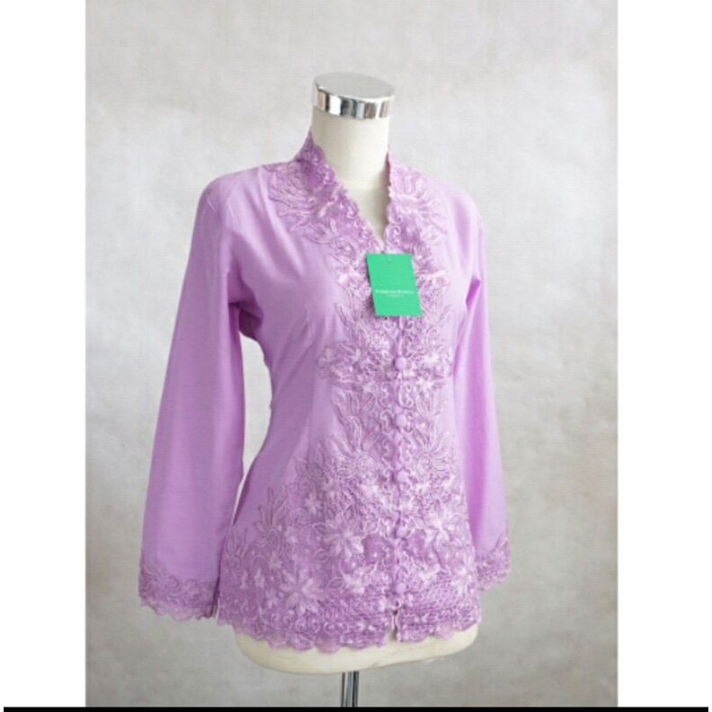 Kebaya Encim Katun Ungu 677