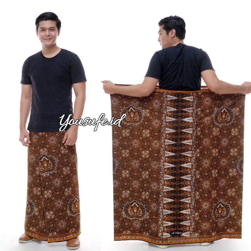 Sarung Batik Tulis Premium Katun Halus Bisa Seragam Pondok Santri Pesantren Halus Sultan Kode SBTH01G