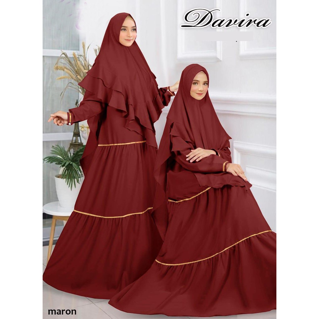 GAMIS SYARI JUMBO DAVIRA / BAJU GAMIS LD 120