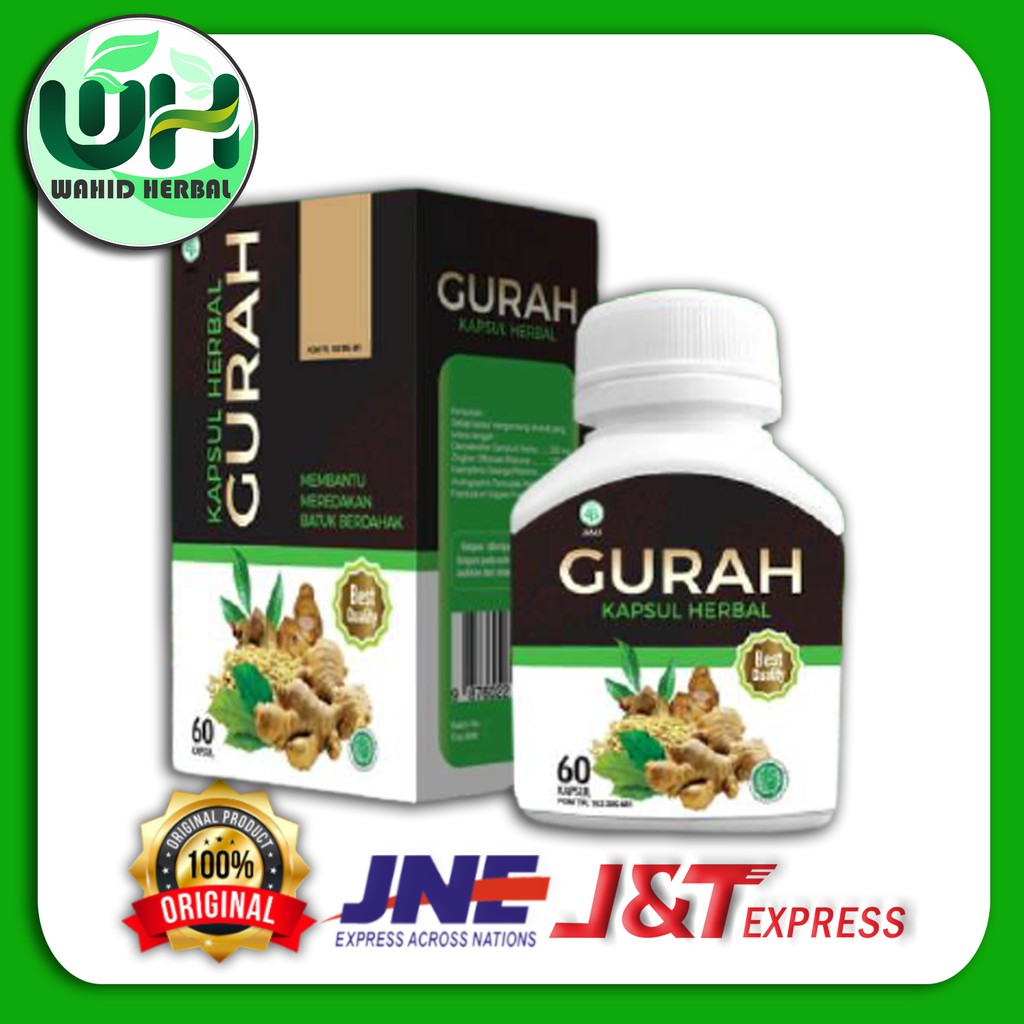 GURAH KAPSUL HERBAL / KAPSUL HERBAL GURAH OBAT HERBAL UNTUK PERNAFASAN / KAPSUL GURAH / HERBAL GURAH