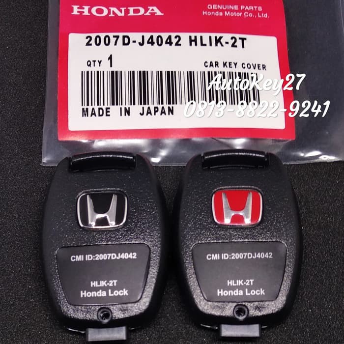 Casing Cover Kunci Alarm Mobil Honda CRV Jazz Brio Mobilio City Freed