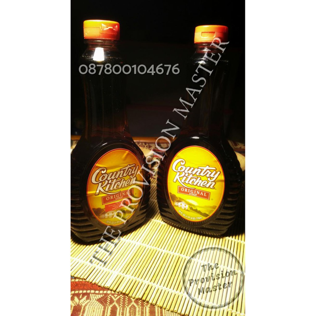 

Country Kitchen Syrup 24 oz (710 ml) / Log Cabin Maple Syrup