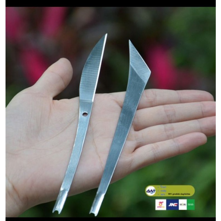 pisau sayat ukir bonsai kelapa stainless steel carving cnife