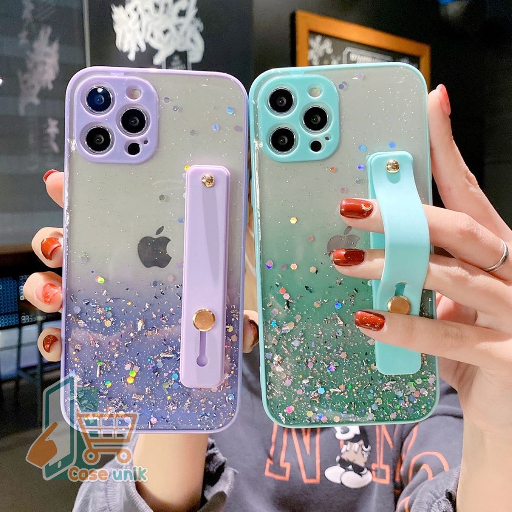 YS001 SOFTCASE AKSEN GLITTER WARNA MACARON OPPO A5 A9 2020 A3S A1K A5S A7 A12 A11K A15 A15S A16 A54 A31 A8 2020 CS3897