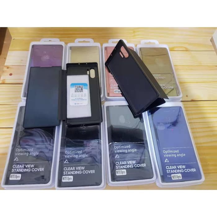 Flip Mirror Cover Clear View Type Samsung A10/A11/A12/A20/A21/A30/A31