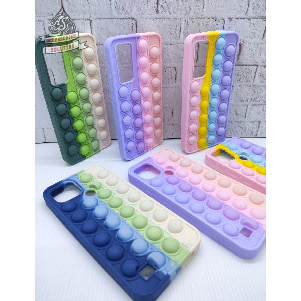 SILICONE CASE POP IT REALME 8 - CASE PENGHILANG STRESS PUSH IT