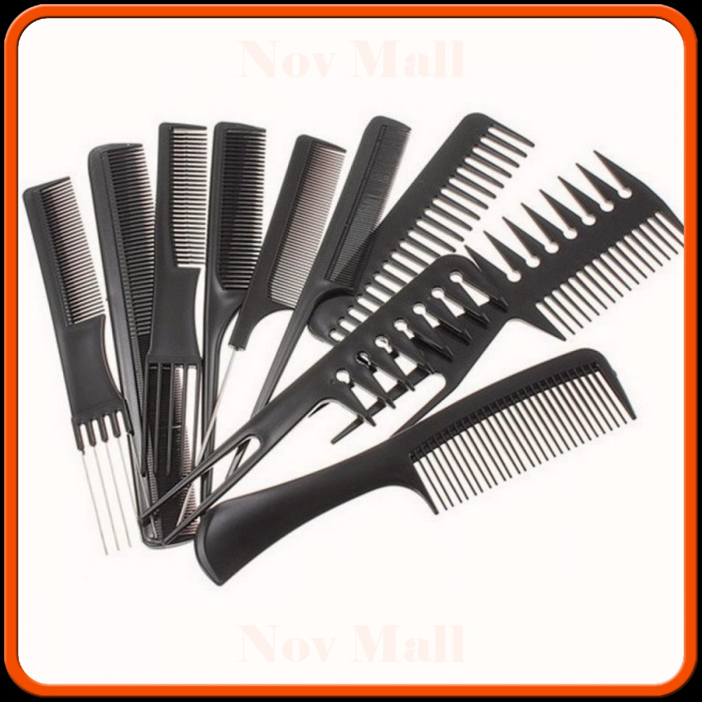 Sisir Rambut Salon Hair Comb 10 Set - YS-254