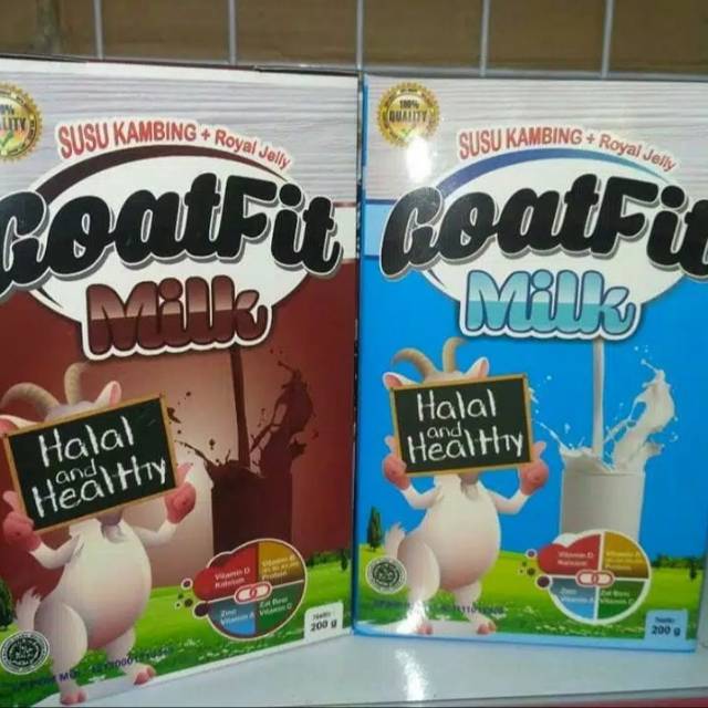 

Susu kambing GOATFIT MILK + ROYAL JELLY