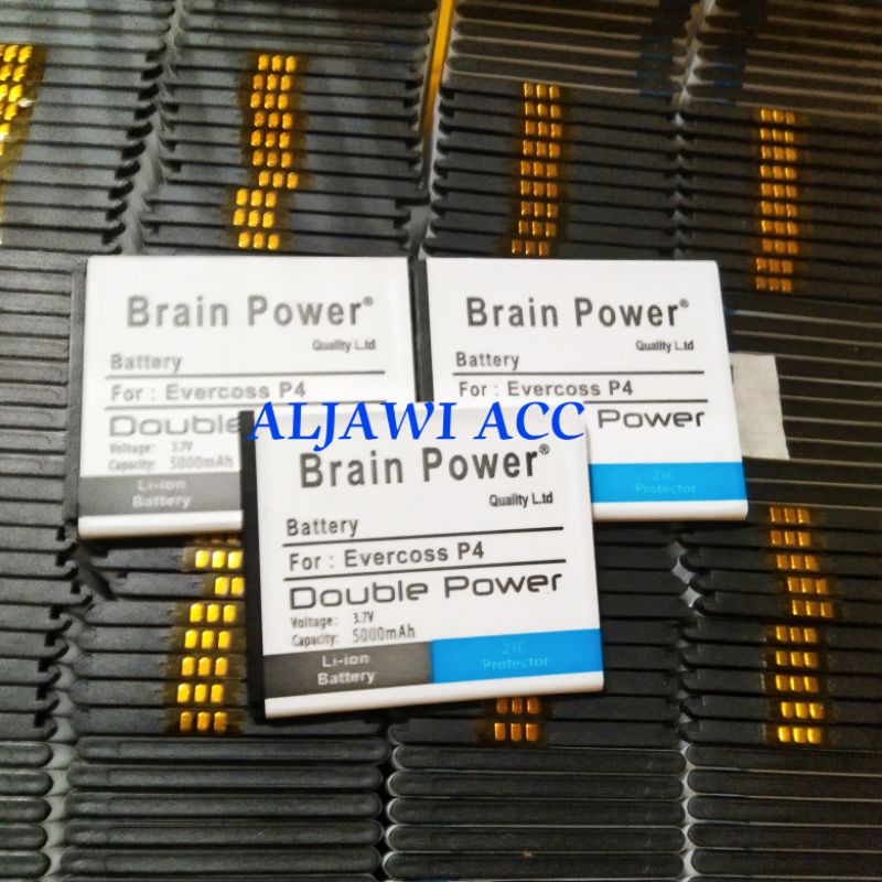 Baterai Bt Batre Battery Cross Evercoss P4 Doubel Power Battery