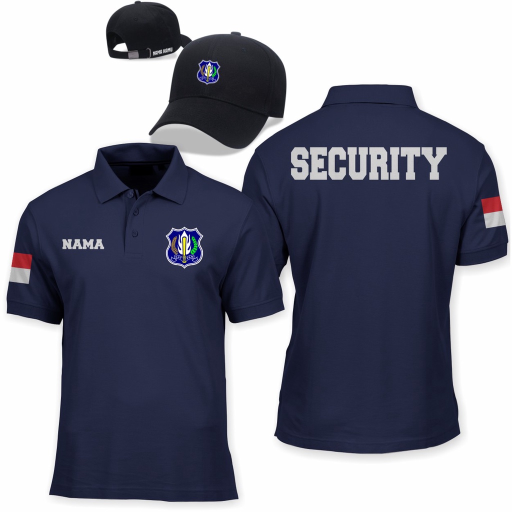 Jual Kaos Polo Security Indonesia Kaos Kerah Security Gratis Nama Dan