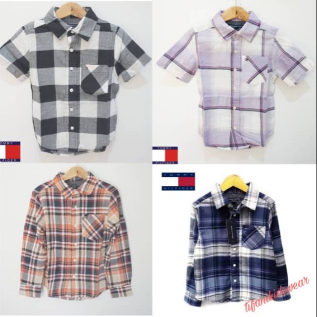 KEMEJA ANAK TOMMY HILFIGER ORIGINAL
