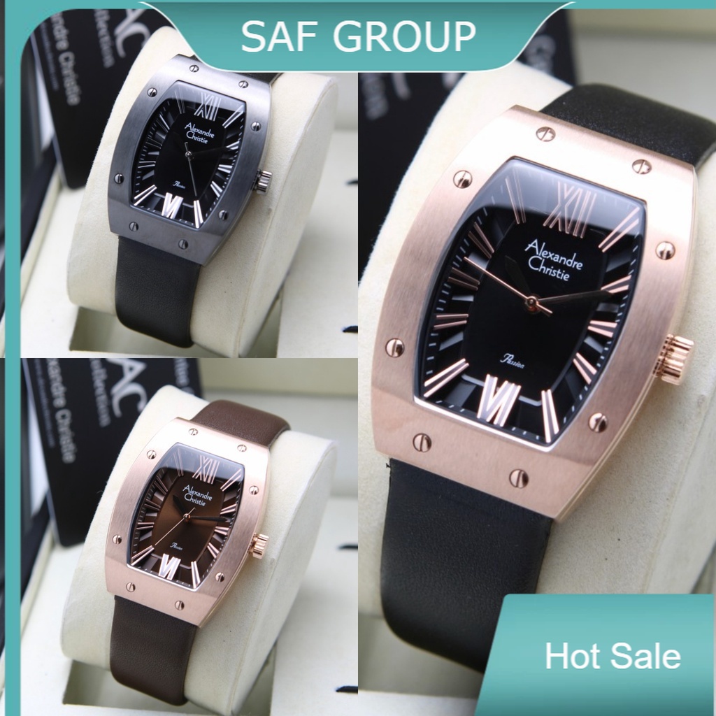 JAM TANGAN WANITA ALEXANDRE CHRISTIE AC 8650 / AC8650 LEATHER ORIGINAL by plp