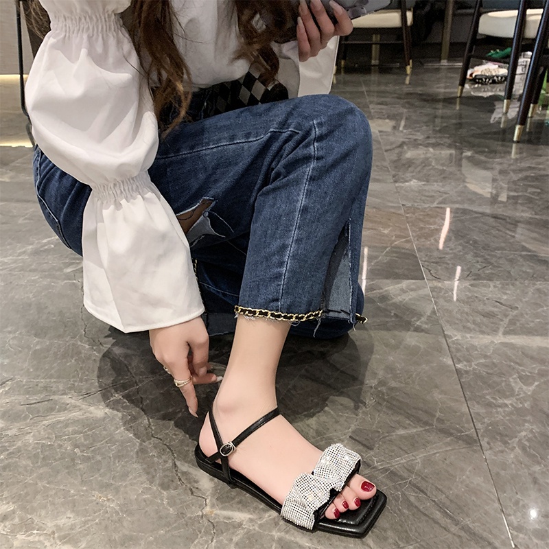 aid 0150, sandal wanita import fashion sandal slip on cantik dan terkiniian terlaris termurah