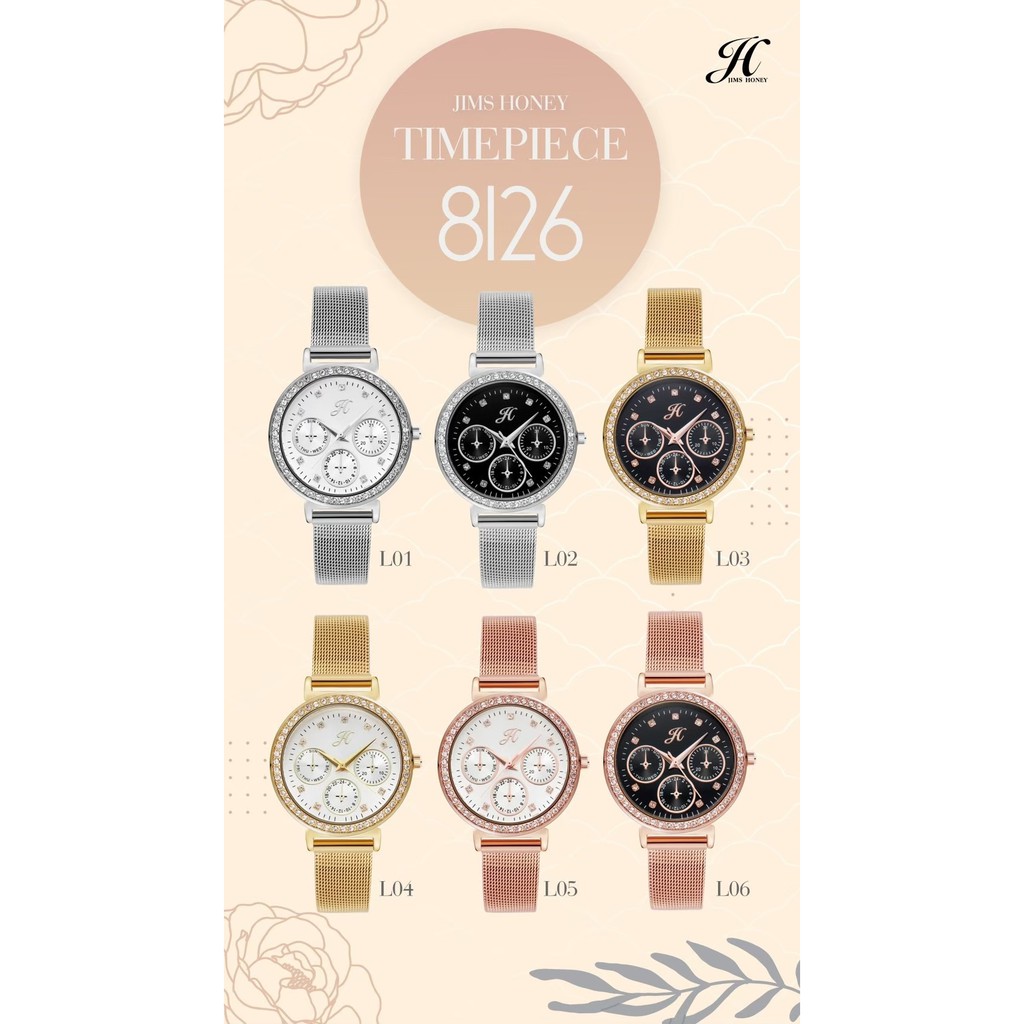 Jam 8126 Jam Tangan Wanita Jam Tangan Branded Import Remaja Jam Tangan Jims Honey