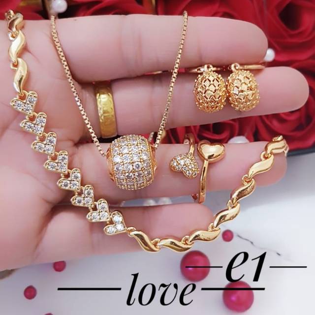 Set kalung gelang cincin 09