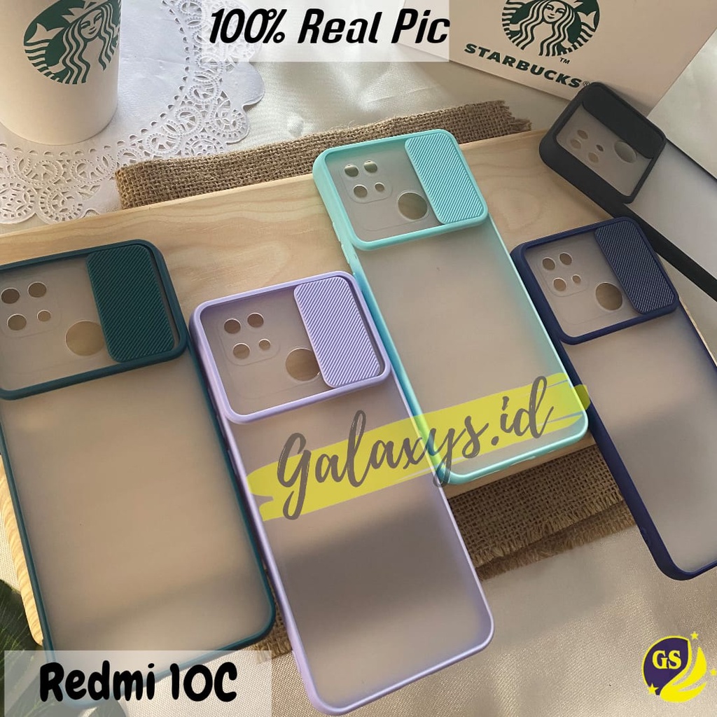 Xiaomi Redmi Note 11 4G / Note 11 Pro Xiaomi Redmi Note 10 5G 10s 9 8 7 9C 8 Pro Redmi 10C 10A 2022 Poco M3 X3 GT NFC Redmi 10C 10A Slide Case Protection Camera Matte Candy Sliding Sleding Pelindung Kamera