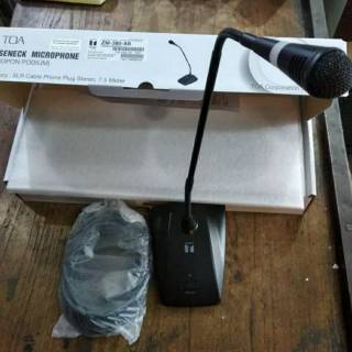 Jual mikropon podium/ mic meja / mimbar merk TOA ZM - 380- AS original