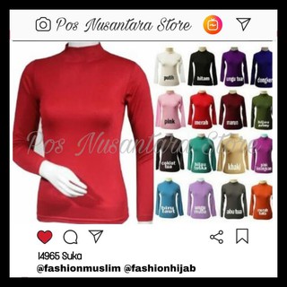 manset baju  wanita  warna lengkap bahan spandek ukuran 