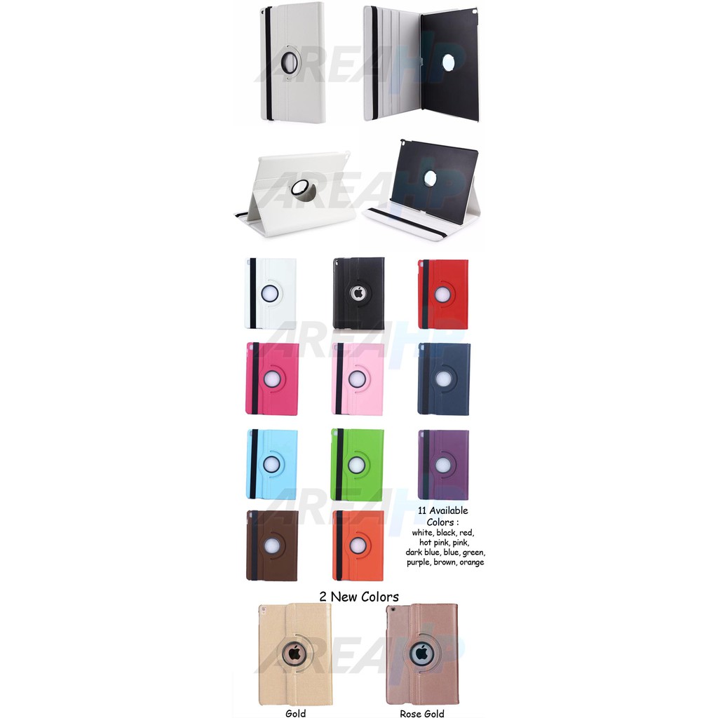 Rotate Rotary Flip Leather Case Casing Cover iPad Pro 1,2 12.9 Inch 2015 2017