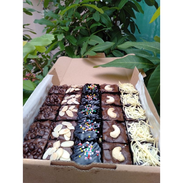 

brownies shiny fudgy