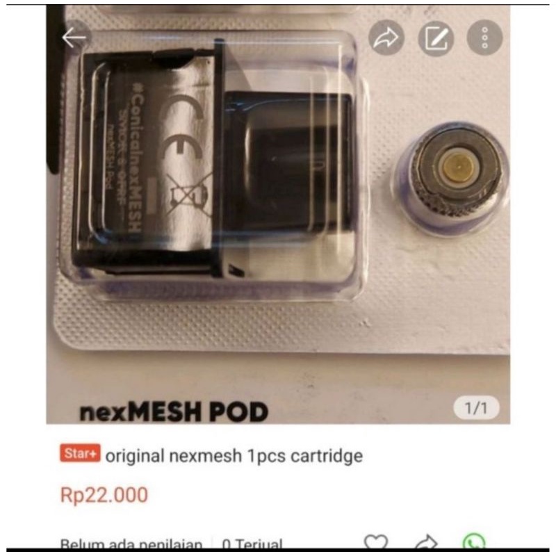 1 original 0.4 nexmesh ofrf 1 cartridge 1 CT